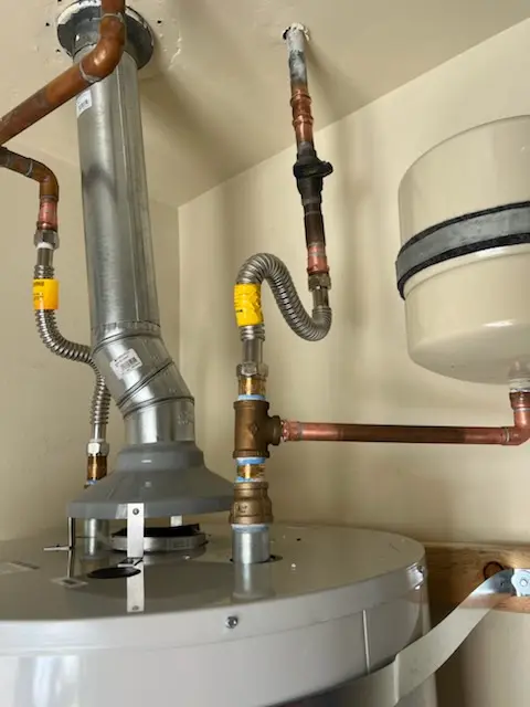 Water heater installation and plumbing repair in Ballpark